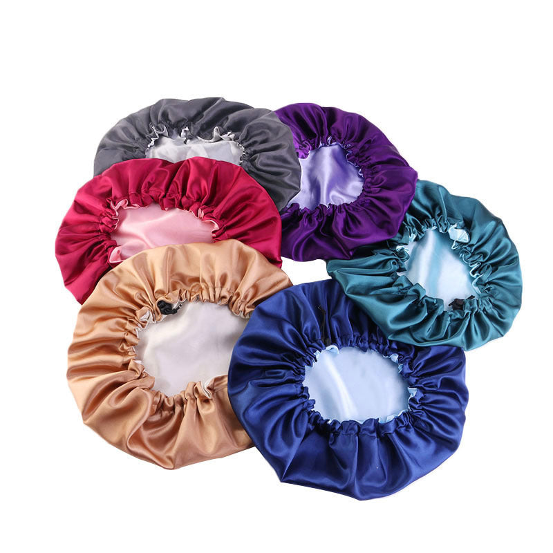 Satin Reversible Hair Bonnet - LV Logo Inspired – Designs By Lan